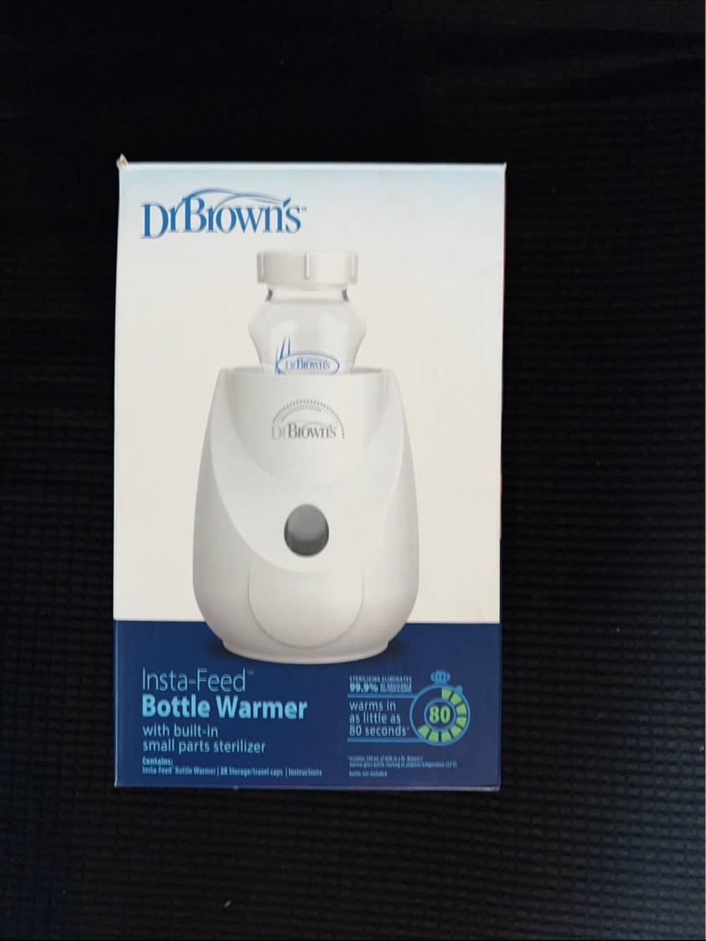 Dr. Brown's Insta-Feed Bottle Warmer in White